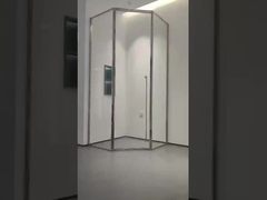 Shower room glass door partition stainless steel 304 material diamond type full frame