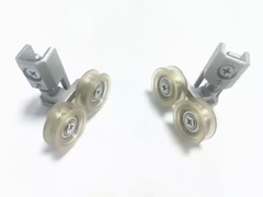 Shower room glass door side sliding door wheels