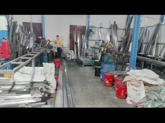 Diamond Shaped Shower Glass Wall Profile Erosion Resistant For Bathroom Partition