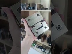 Square and Simple Design Turquoise Bronze Glass Shower Hinge for Low-Key Aesthetic