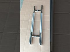 Watch: Symmetrical Double-Rod H-Shaped Shower Glass Door Handle for Easy Installation Showcase