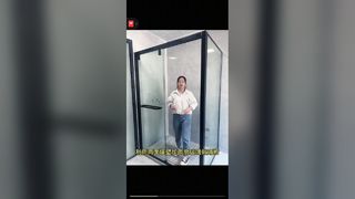 A stylish shower enclosure